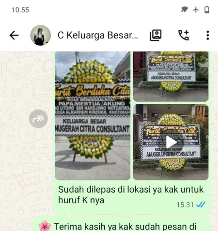 Pengiriman Papan Bunga Duka Serpong
