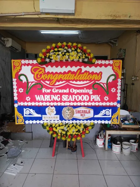 Papan Bunga Ucapan Selamat Serpong