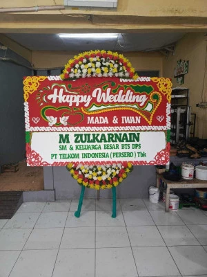 Papan Bunga di Serpong