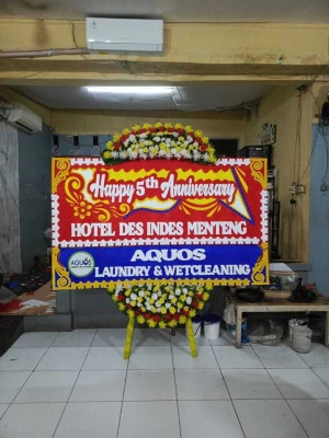 Papan Bunga di Serpong