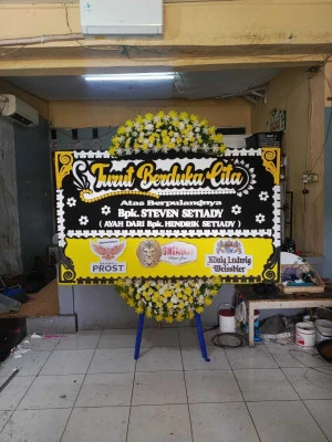 Papan Bunga di Serpong