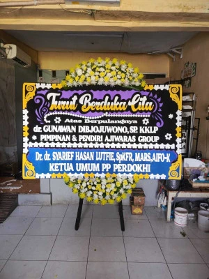 Papan Bunga di Serpong